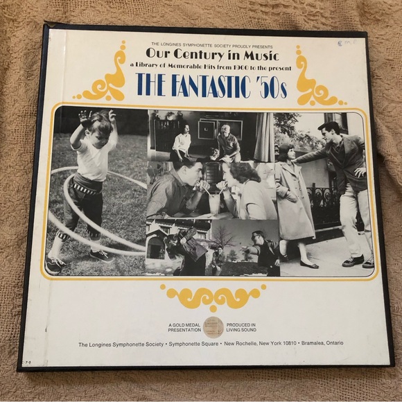 Record Set Bundle of 3 qty boxed record sets - the fantastic 50’s and folk music - Picture 8 of 15